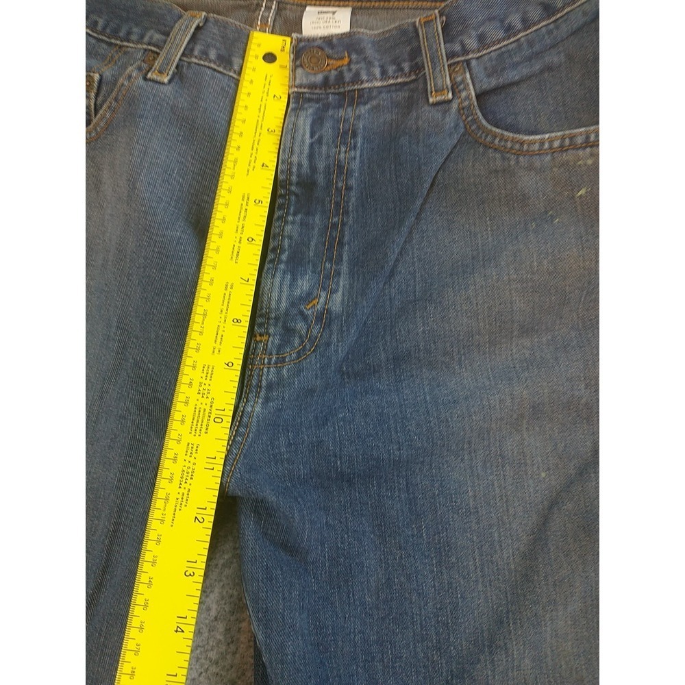 Levis 569 Loose Straight Jeans Men 36x29 Blue Denim Md Wash 100% Cotton 5-Pocket - Picture 8 of 16